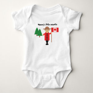 Mammie's kleine bergdas Baby Bodysuit