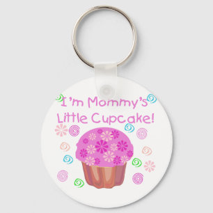 Mammie's kleine cupcake sleutelhanger