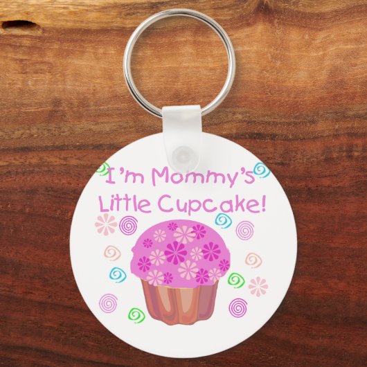 Mammie's kleine cupcake sleutelhanger (Voorkant)