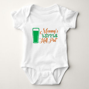Mammie's kleine halve dwerg St. Patrick's Day Romper