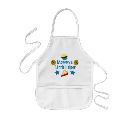 Mammie's kleine Helper Apron Kinder Schort (Voorkant)