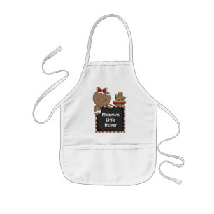 Mammie's kleine Helper Gingerbrood apron Kinder Schort