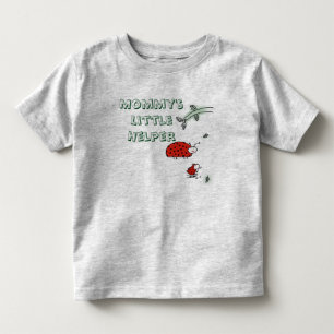Mammie's kleine helper Lieveheersbeestje coole cus Kinder Shirts