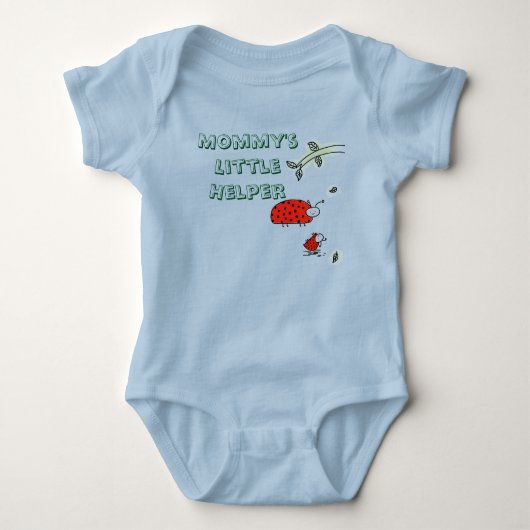 Mammie's kleine helper Lieveheersbeestje coole cus Romper (Voorkant)