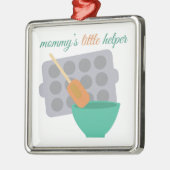 Mammie's kleine Helper Metalen Ornament (Links)