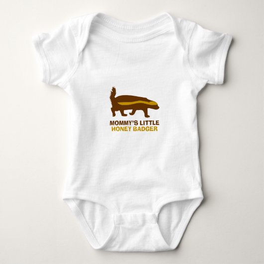 Mammie's kleine honingbadger romper (Voorkant)