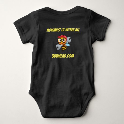 Mammie's kleine hulp romper (Achterkant)