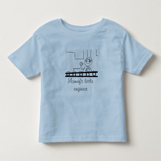 Mammie's kleine ingenieur kinder shirts (Voorkant)
