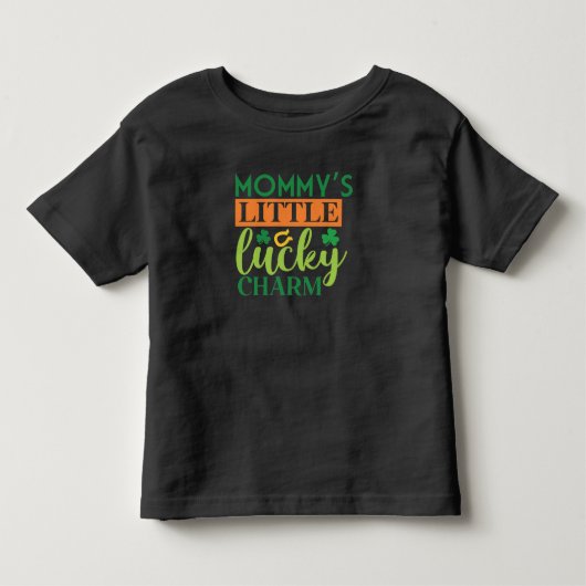 Mammie's kleine Lucky Charm Kinder Shirts (Voorkant)