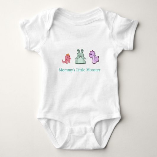 Mammie's kleine monster romper (Voorkant)