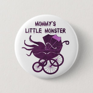 Mammie's kleine monster. ronde button 5,7 cm