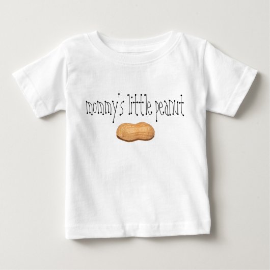 Mammie's kleine pinda-t-shirt (Voorkant)