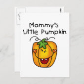 Mammie's kleine pompoen T-shirts en cadeautjes Briefkaart (Voorkant / Achterkant)