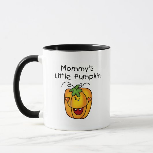 Mammie's kleine pompoen T-shirts en cadeautjes Mok (Links)