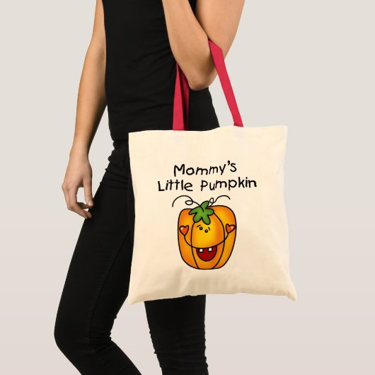 Mammie's kleine pompoen T-shirts en cadeautjes Tote Bag (Voorkant (product))