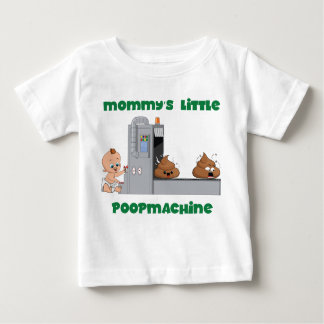 Mammie's kleine poopmachine baby T-shirt