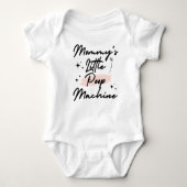 Mammie's kleine poopmachine romper (Voorkant)