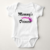 Mammie's kleine prinses Baby Creeper Romper (Voorkant)