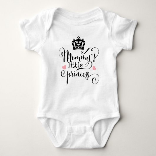 Mammie's kleine prinses één stuk voor baby romper (Voorkant)