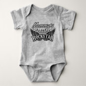 Mammie's kleine Rockstar Romper (Voorkant)