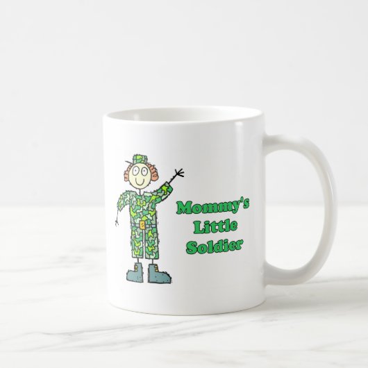 Mammie's kleine soldaat koffiemok (Rechts)