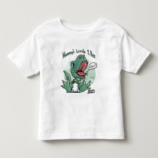 Mammie's kleine T Rex Kinder Shirts (Voorkant)