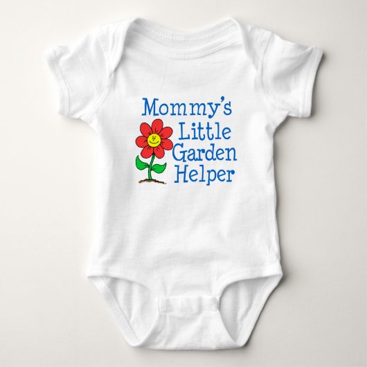 Mammie's kleine tuinhelper romper (Voorkant)