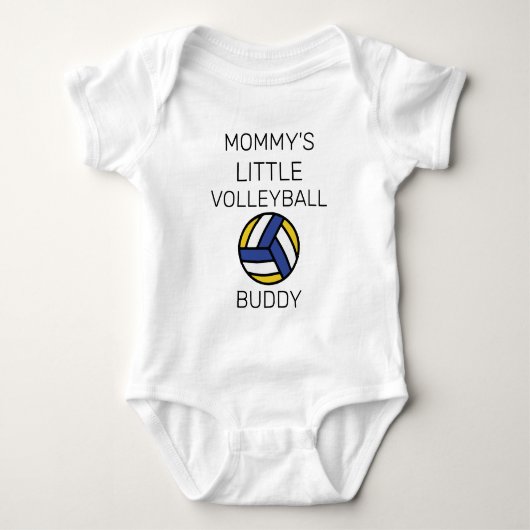 Mammie's kleine volleybalmaatje romper (Voorkant)