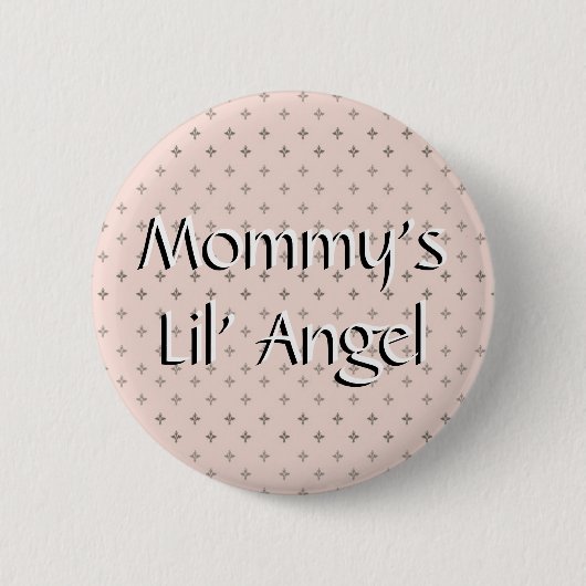 Mammie's Lil' Angel Ronde Button 5,7 Cm (Voorkant)