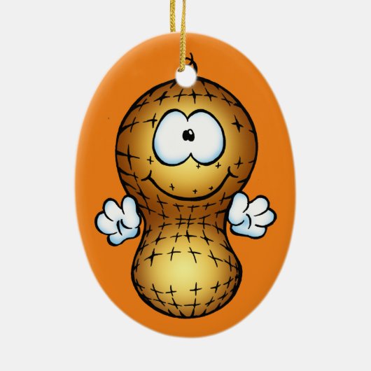 Mammie's Lil Peanut Keramisch Ornament (Achterkant)