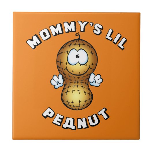 Mammie's Lil Peanut Tegeltje (Voorkant)