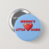 Mammie's Little Angel Ronde Button 5,7 Cm (Voorkant /achterkant)