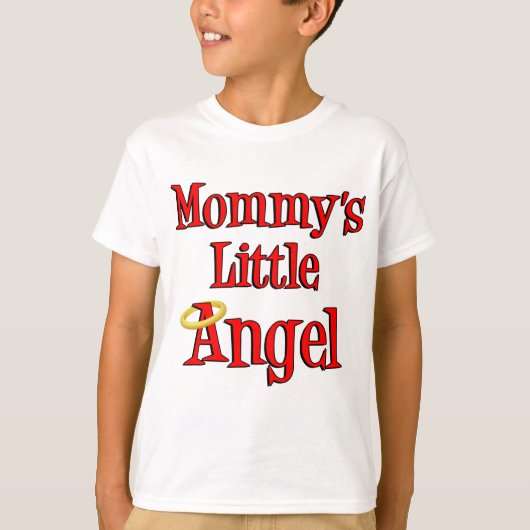 Mammie's Little Angel T-shirt (Voorkant)