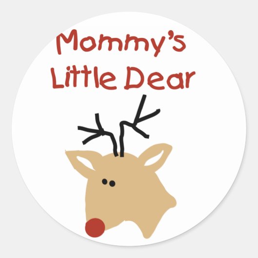Mammie's Little Beste Tshirts en Gifts Ronde Sticker (Voorkant)