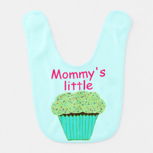 Mammie's Little Cupcake Green Frosting Baby Slabbetje