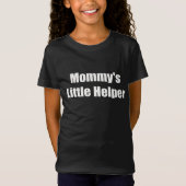 "Mammie's Little Helper" Cute Toddler Moederdag T-shirt (Voorkant)