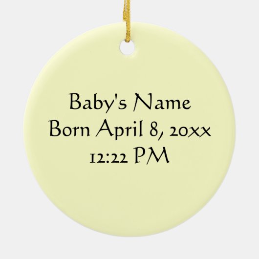 Mammie's Little Meatball Gepersonaliseerd Ornament (Achterkant)