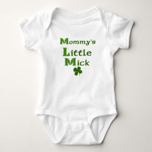 Mammie's Little Mick Funny Irish Baby Shirt
