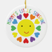 Mammie's Little Sunshine Keramisch Ornament (Achterkant)