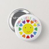 Mammie's Little Sunshine Ronde Button 5,7 Cm (Voorkant /achterkant)