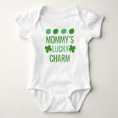 Mammie's Lucky Charm // St Patrick's Day Romper (Voorkant)