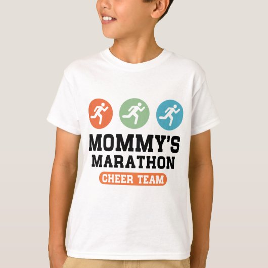 Mammie's marathon-team t-shirt (Voorkant)