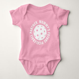 Mammie's pickleball partner baby bodysuit pak