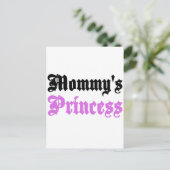 Mammie's prinses briefkaart (Staand voorkant)