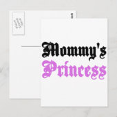 Mammie's prinses briefkaart (Voorkant / Achterkant)