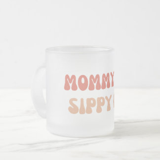 Mammie's Sippy Cup - Funny Wine Labels for New Mom Matglas Koffiemok