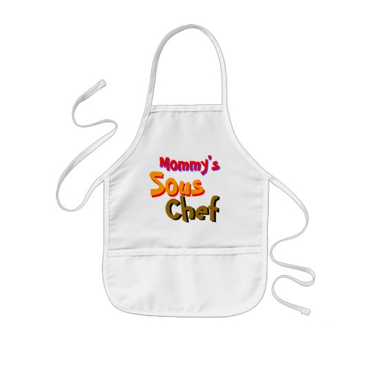 Mammie's Sous Chef Kinder Schort (Voorkant)