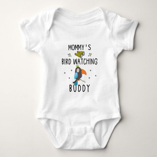 Mammie's Vogelaar Buddy Ornitholoog       Romper (Voorkant)