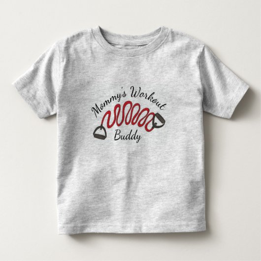 Mammie's werkoutbudgettair oefent weerstandsverbod kinder shirts (Voorkant)