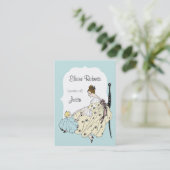  mammikaart voor jongens contactkaartje (Staand voorkant)